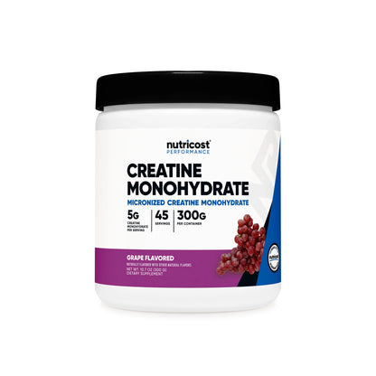 Nutricost Micronized Creatine Monohydrate Powder Supplement