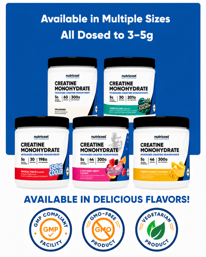 Creatine Monohydrate Powder Supplement