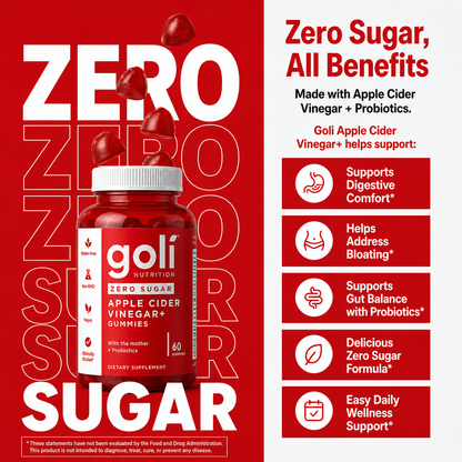 GOLI Nutrition- Zero Sugar Best Seller Trio